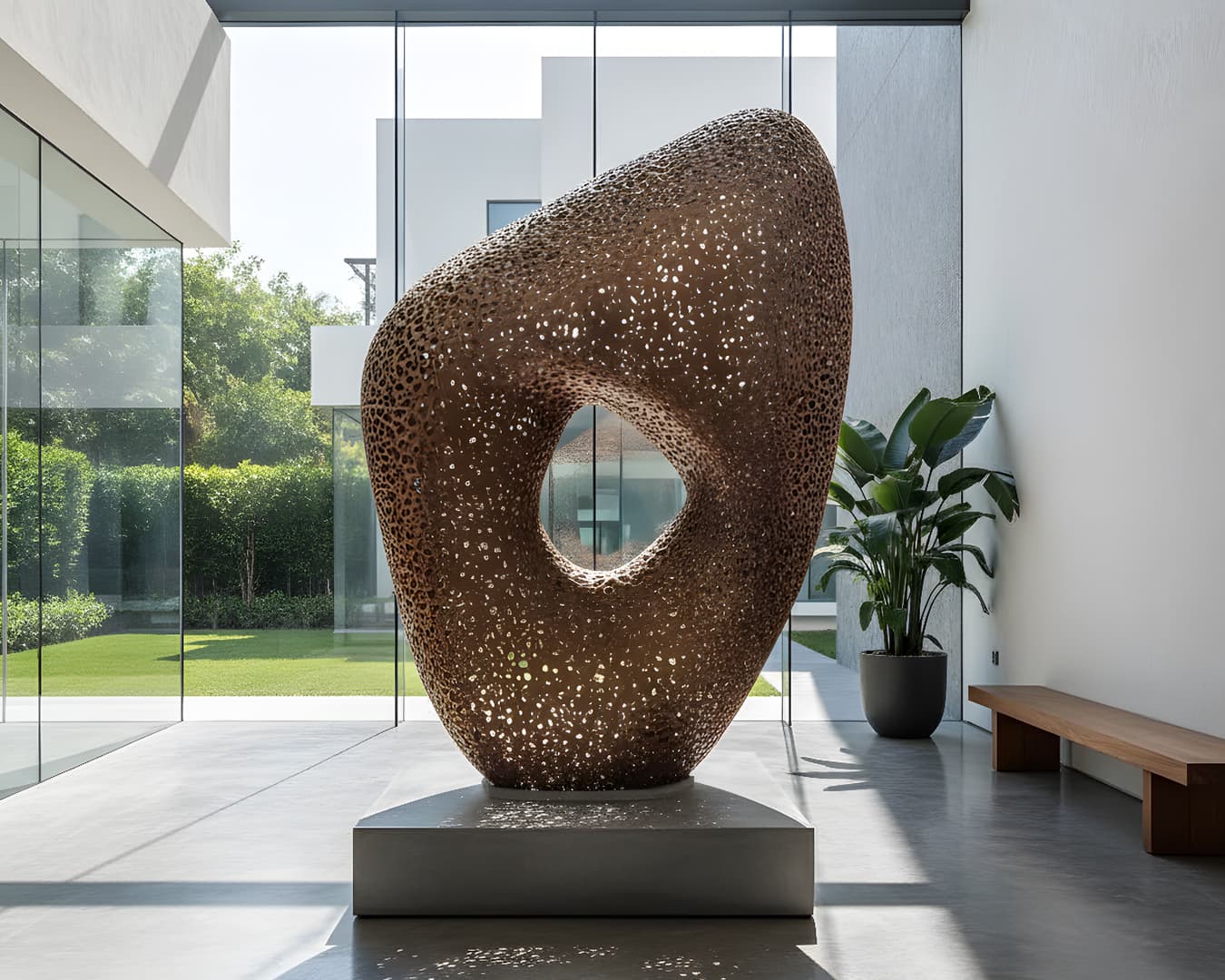 Modern Ring Sculpture