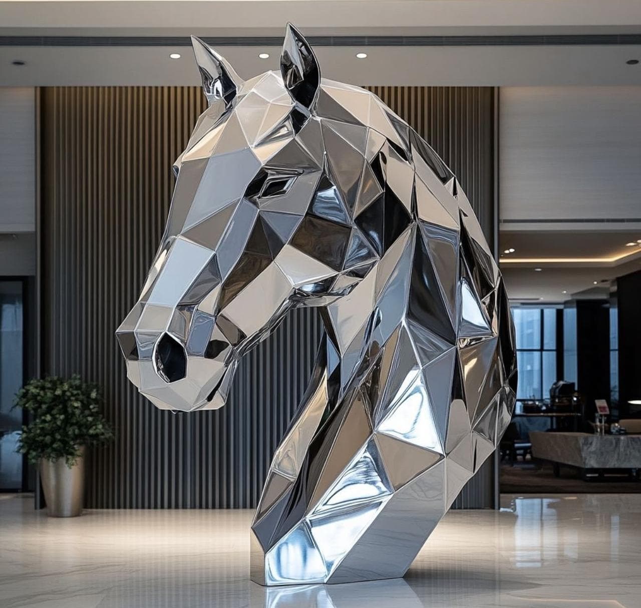 Diamond-Cut Sculpture 1