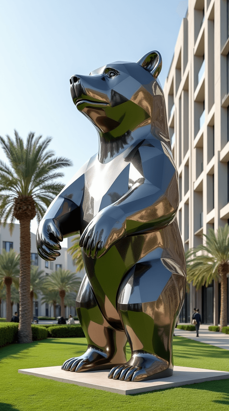 Outdoor Polyhedron Bear 4