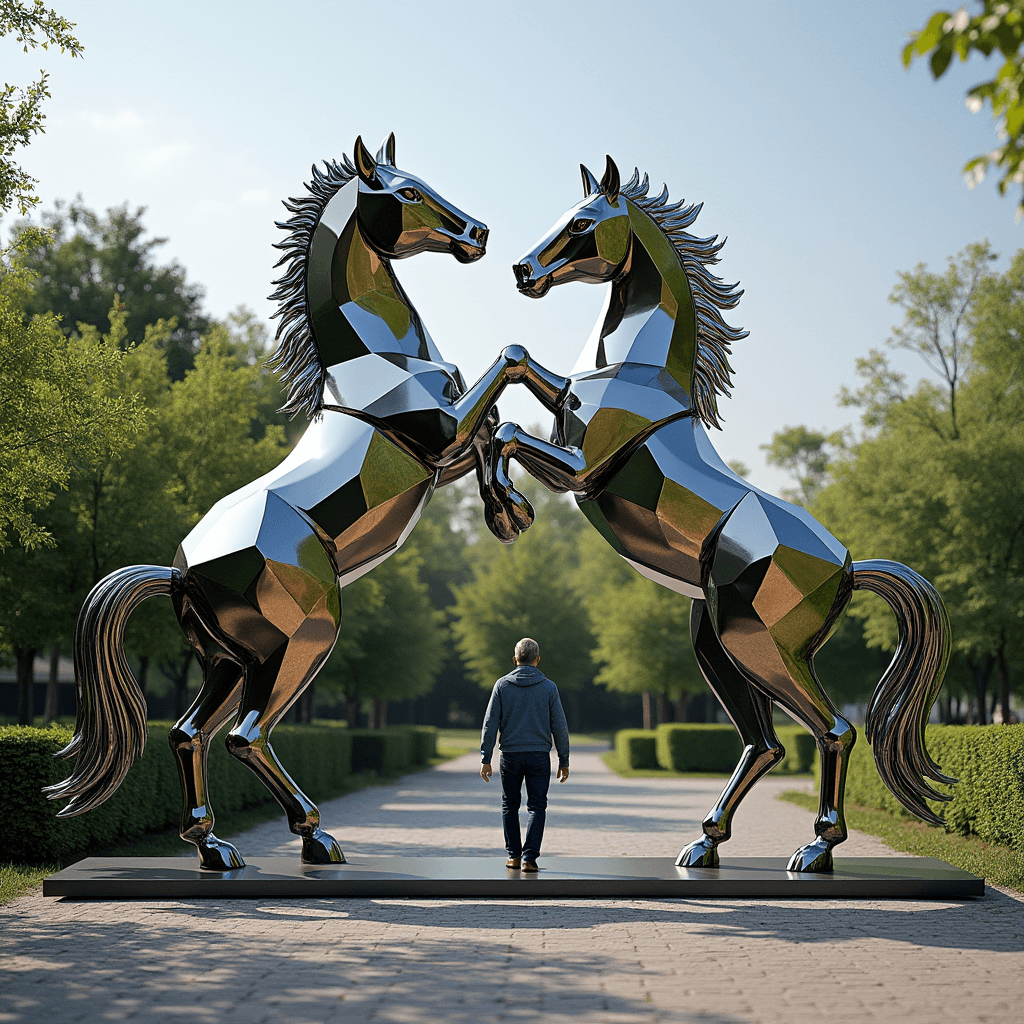Geometric Jumping Horse 1