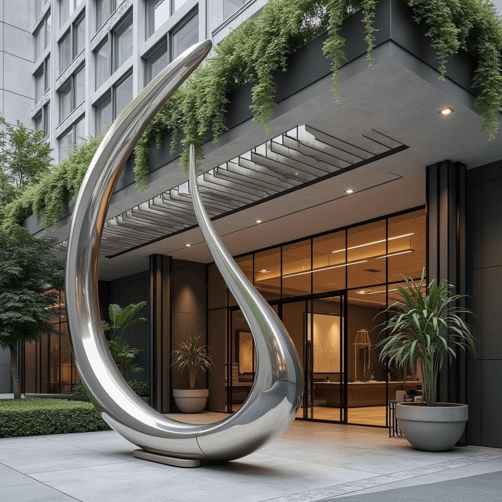 Entrance Hotel Sculpture