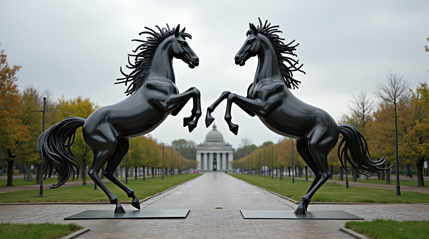 Jumping Horses 1 artwork